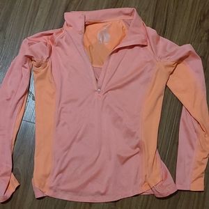 Active wear top quarter zip